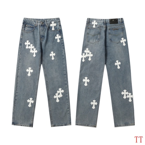 Chrome Hearts Jeans For Men #1247857 $56.00 USD, Wholesale Replica Chrome Hearts Jeans