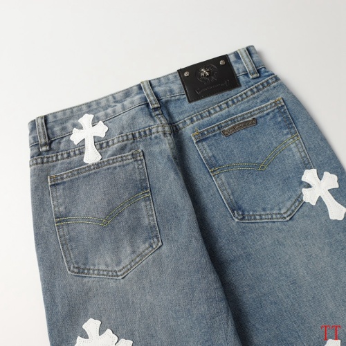 Replica Chrome Hearts Jeans For Men #1247857 $56.00 USD for Wholesale