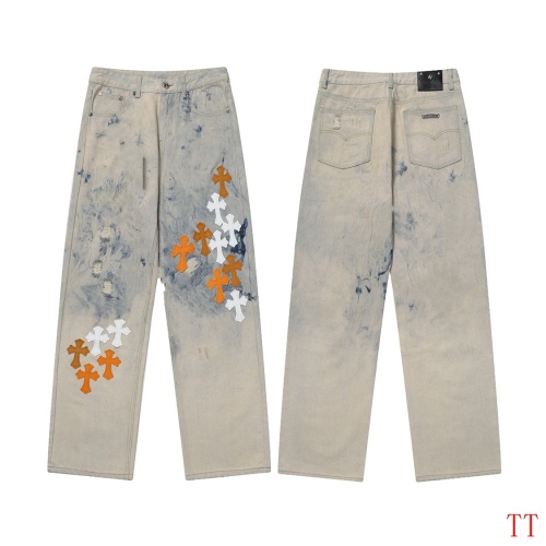 Chrome Hearts Jeans For Men #1247859 $68.00 USD, Wholesale Replica Chrome Hearts Jeans