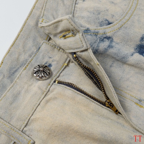 Replica Chrome Hearts Jeans For Men #1247859 $68.00 USD for Wholesale