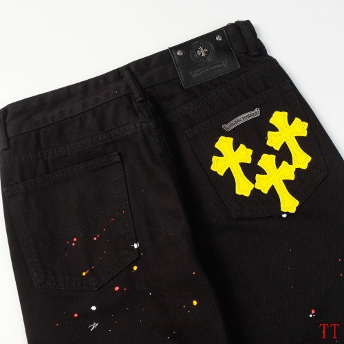 Replica Chrome Hearts Jeans For Men #1247864 $56.00 USD for Wholesale