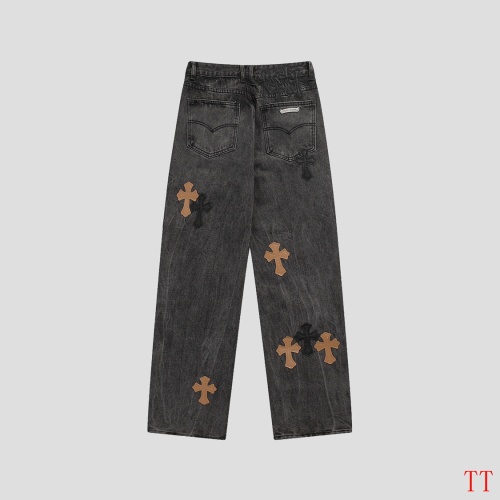 Replica Chrome Hearts Jeans For Men #1247869 $56.00 USD for Wholesale