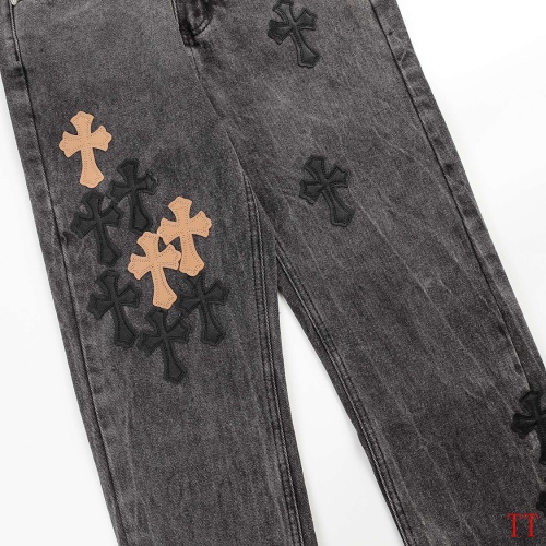 Replica Chrome Hearts Jeans For Men #1247869 $56.00 USD for Wholesale