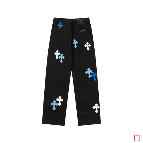 Replica Chrome Hearts Jeans For Men #1247870 $56.00 USD for Wholesale