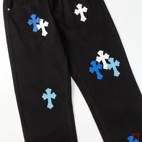 Replica Chrome Hearts Jeans For Men #1247870 $56.00 USD for Wholesale