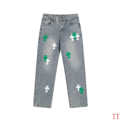 Chrome Hearts Jeans For Men #1247878 $60.00 USD, Wholesale Replica Chrome Hearts Jeans