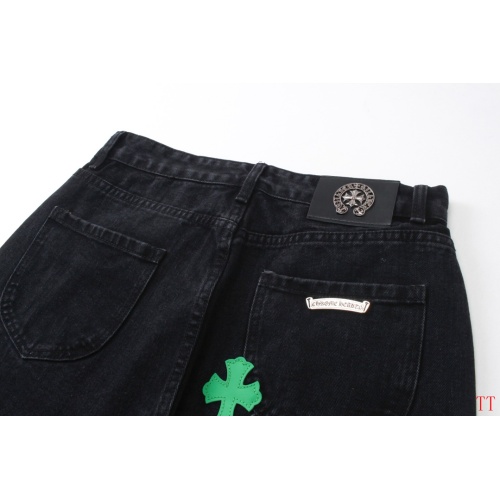 Replica Chrome Hearts Jeans For Men #1247879 $60.00 USD for Wholesale