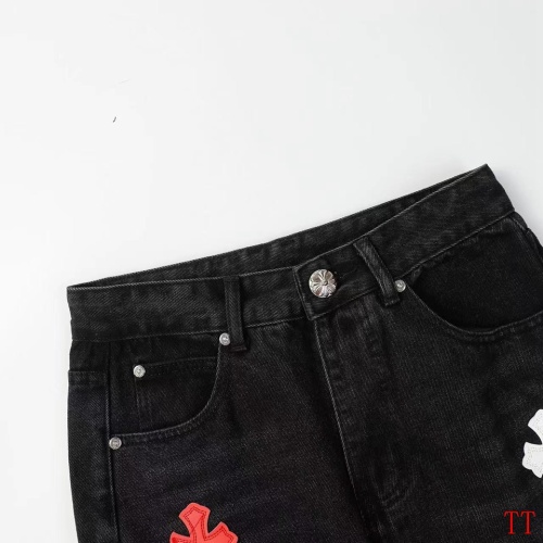 Replica Chrome Hearts Jeans For Men #1247880 $56.00 USD for Wholesale