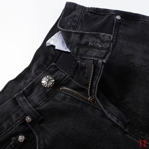 Replica Chrome Hearts Jeans For Men #1247886 $45.00 USD for Wholesale