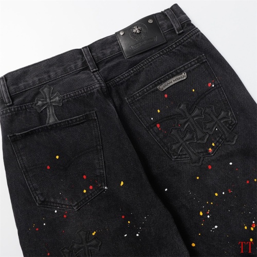 Replica Chrome Hearts Jeans For Men #1247887 $48.00 USD for Wholesale