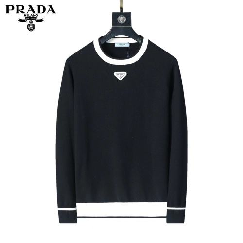 Prada Sweater Long Sleeved For Men #1247983 $45.00 USD, Wholesale Replica Prada Sweater