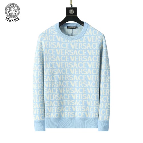 Versace Sweaters Long Sleeved For Men #1247987 $45.00 USD, Wholesale Replica Versace Sweaters