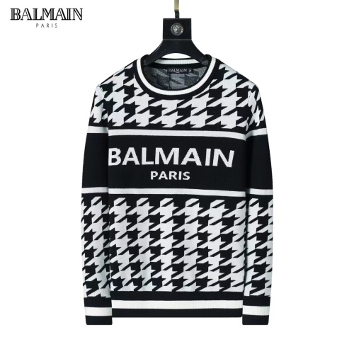 Balmain Sweaters Long Sleeved For Men #1247999 $45.00 USD, Wholesale Replica Balmain Sweaters