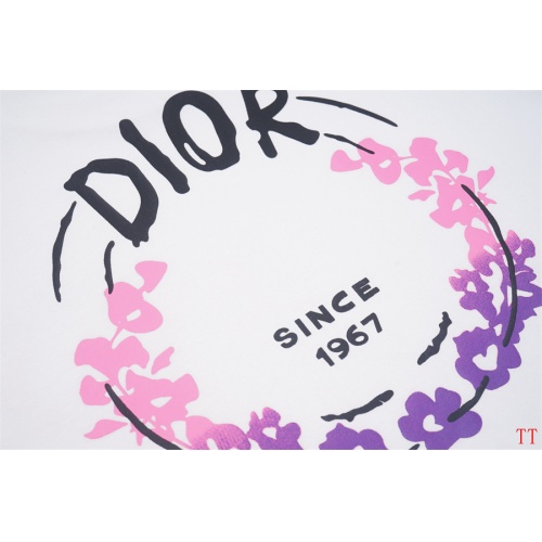 Replica Christian Dior T-Shirts Short Sleeved For Unisex #1248272 $29.00 USD for Wholesale