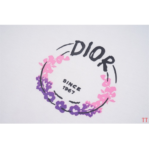 Replica Christian Dior T-Shirts Short Sleeved For Unisex #1248272 $29.00 USD for Wholesale