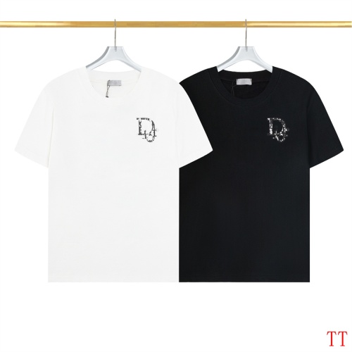 Replica Christian Dior T-Shirts Short Sleeved For Men #1248275 $32.00 USD for Wholesale