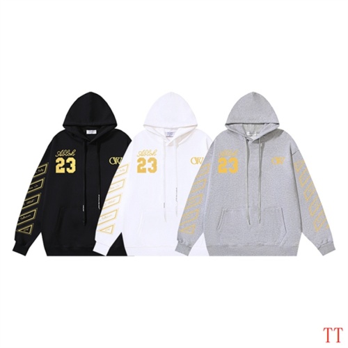 Replica Off-White Hoodies Long Sleeved For Unisex #1248288 $52.00 USD for Wholesale