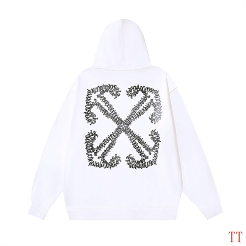 Off-White Hoodies Long Sleeved For Unisex #1248298 $52.00 USD, Wholesale Replica Off-White Hoodies