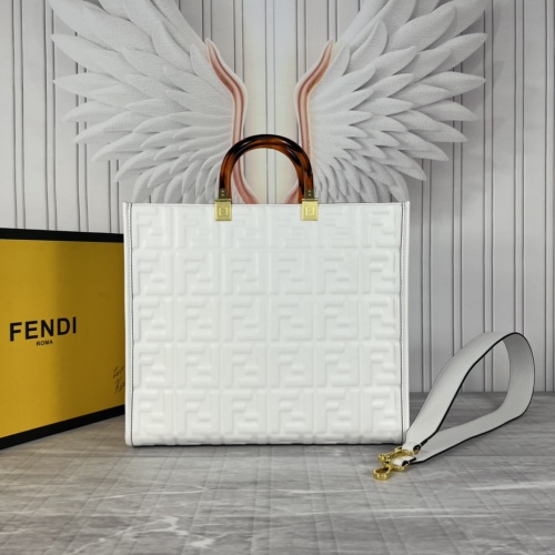 Replica Fendi AAA Quality Tote-Handbags For Women #1248303 $160.00 USD for Wholesale