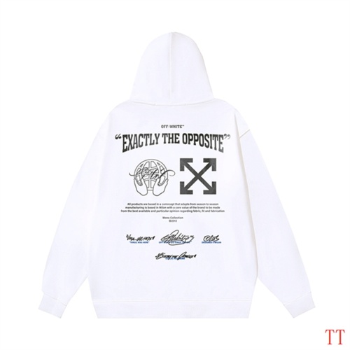 Off-White Hoodies Long Sleeved For Unisex #1248305 $52.00 USD, Wholesale Replica Off-White Hoodies