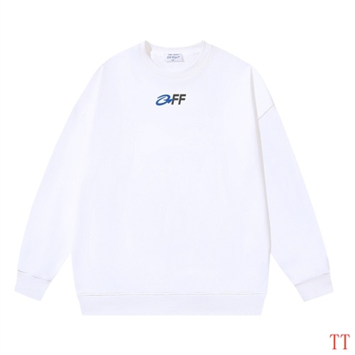 Replica Off-White Hoodies Long Sleeved For Unisex #1248323 $45.00 USD for Wholesale