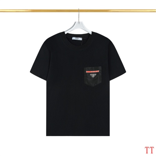 Prada T-Shirts Short Sleeved For Men #1248378 $32.00 USD, Wholesale Replica Prada T-Shirts