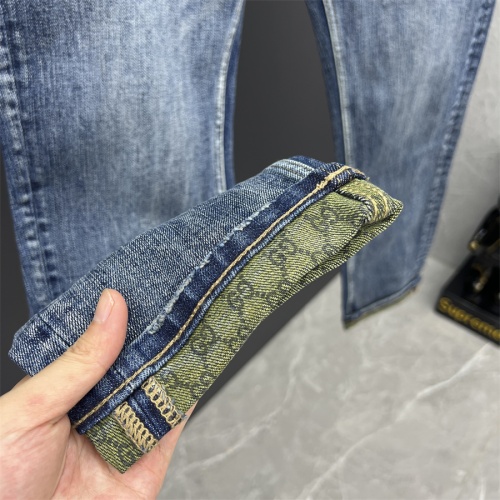 Replica Gucci Jeans For Men #1248525 $76.00 USD for Wholesale