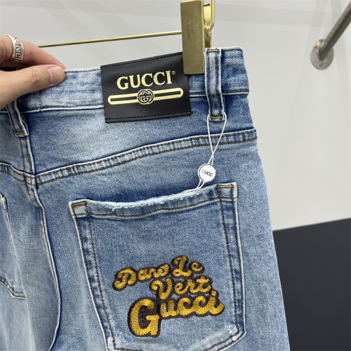 Replica Gucci Jeans For Men #1248526 $76.00 USD for Wholesale