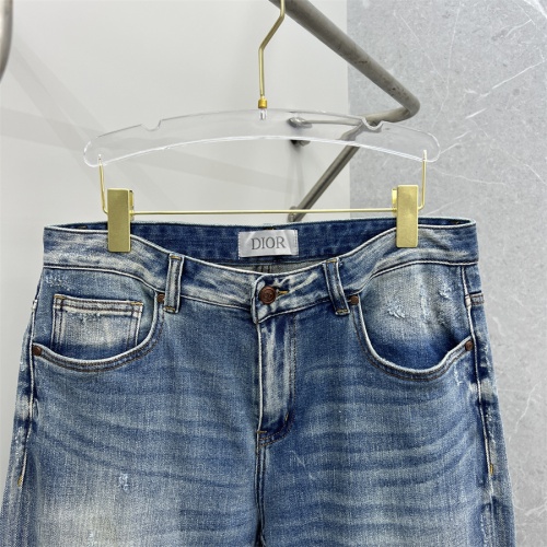 Replica Christian Dior Jeans For Men #1248527 $76.00 USD for Wholesale