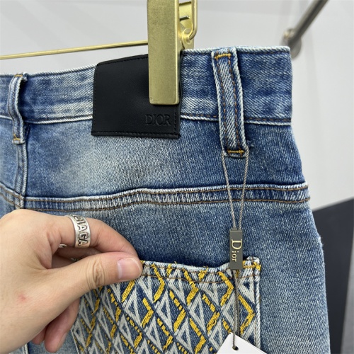 Replica Christian Dior Jeans For Men #1248527 $76.00 USD for Wholesale