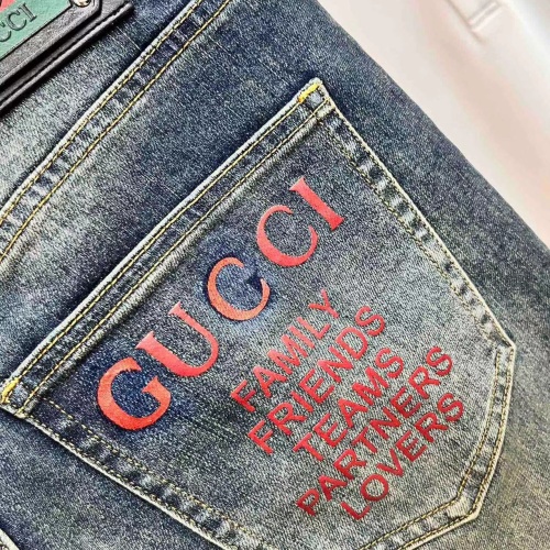 Replica Gucci Jeans For Men #1248545 $48.00 USD for Wholesale