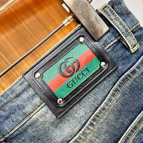 Replica Gucci Jeans For Men #1248545 $48.00 USD for Wholesale