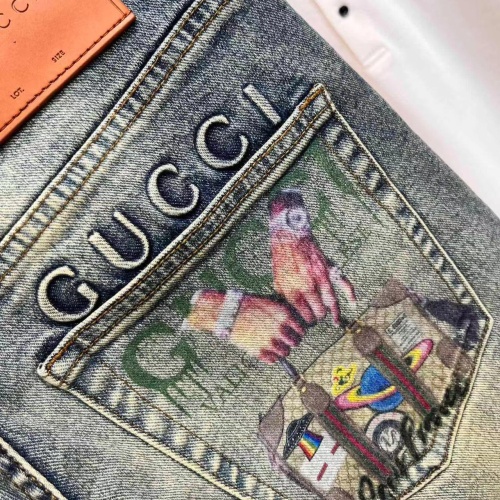 Replica Gucci Jeans For Men #1248546 $48.00 USD for Wholesale