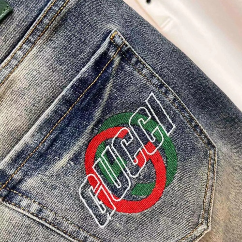 Replica Gucci Jeans For Men #1248547 $48.00 USD for Wholesale