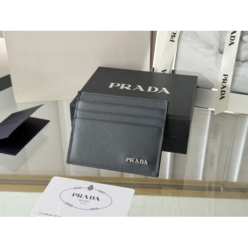 Replica Prada Card Case In Navy #1248550 $52.00 USD for Wholesale