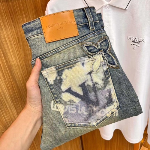 Louis Vuitton LV Jeans For Men #1248552 $48.00 USD, Wholesale Replica Louis Vuitton LV Jeans