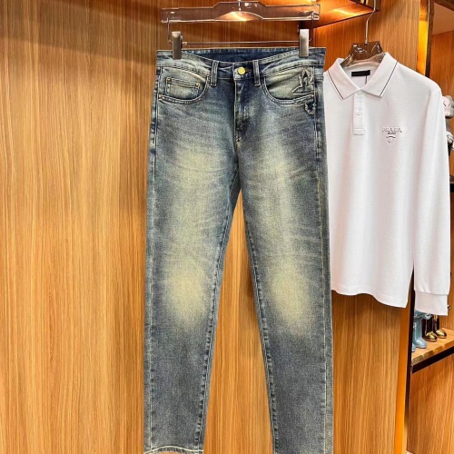 Replica Louis Vuitton LV Jeans For Men #1248552 $48.00 USD for Wholesale