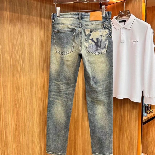 Replica Louis Vuitton LV Jeans For Men #1248552 $48.00 USD for Wholesale