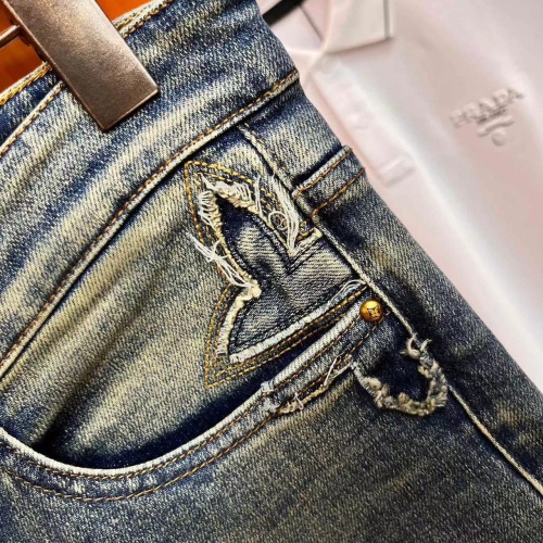 Replica Louis Vuitton LV Jeans For Men #1248552 $48.00 USD for Wholesale