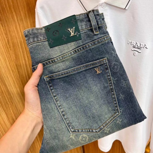 Louis Vuitton LV Jeans For Men #1248554 $48.00 USD, Wholesale Replica Louis Vuitton LV Jeans