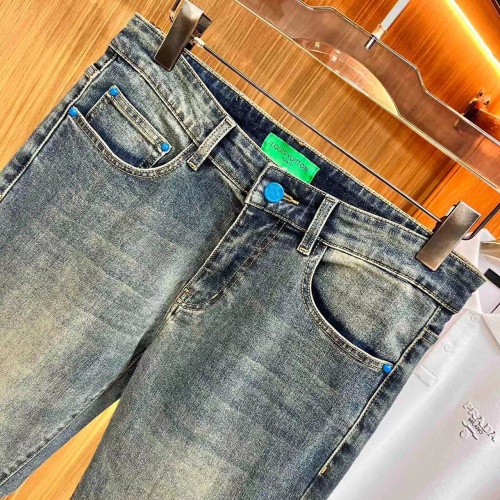 Replica Louis Vuitton LV Jeans For Men #1248556 $48.00 USD for Wholesale