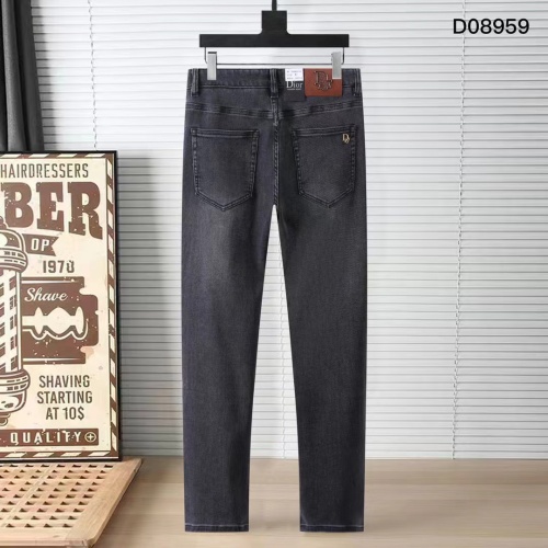 Replica Christian Dior Jeans For Men #1248593 $45.00 USD for Wholesale