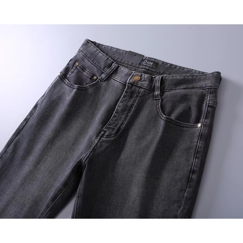 Replica Christian Dior Jeans For Men #1248593 $45.00 USD for Wholesale