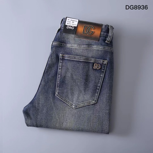 Dolce &amp; Gabbana D&amp;G Jeans For Men #1248599 $45.00 USD, Wholesale Replica Dolce &amp; Gabbana D&amp;G Jeans