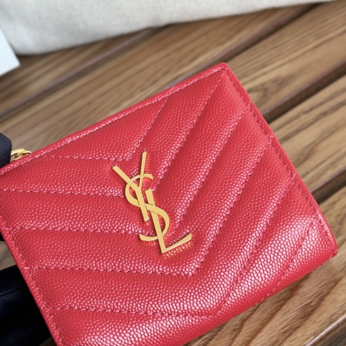 Yves Saint Laurent AAA Quality Wallets #1248602 $85.00 USD, Wholesale Replica Yves Saint Laurent AAA Wallets