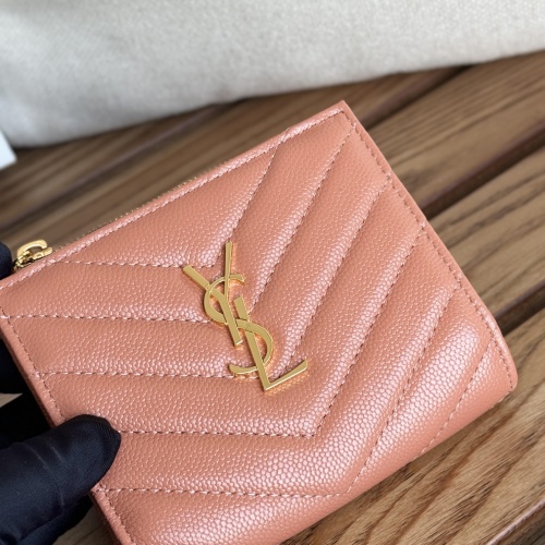 Yves Saint Laurent AAA Quality Wallets #1248603 $85.00 USD, Wholesale Replica Yves Saint Laurent AAA Wallets