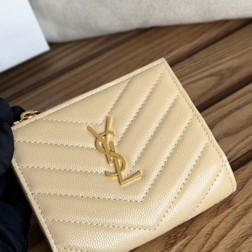 Yves Saint Laurent AAA Quality Wallets #1248607 $85.00 USD, Wholesale Replica Yves Saint Laurent AAA Wallets