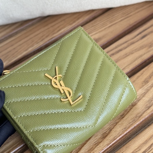 Yves Saint Laurent AAA Quality Wallets #1248609 $85.00 USD, Wholesale Replica Yves Saint Laurent AAA Wallets