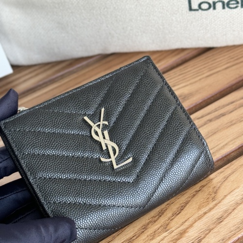 Yves Saint Laurent AAA Quality Wallets #1248615 $85.00 USD, Wholesale Replica Yves Saint Laurent AAA Wallets