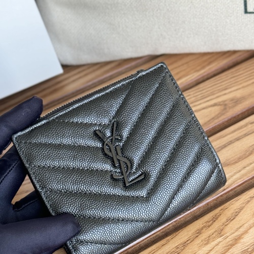 Yves Saint Laurent AAA Quality Wallets #1248616 $85.00 USD, Wholesale Replica Yves Saint Laurent AAA Wallets